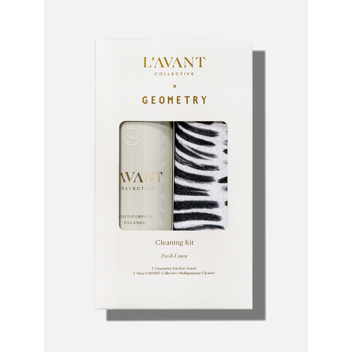 L'AVANT x Geometry Fresh Linen Cleaning Kit